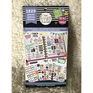 The Happy Planner Sticker Sheets Book PLANNER BASICS 1829 Pcs NEW